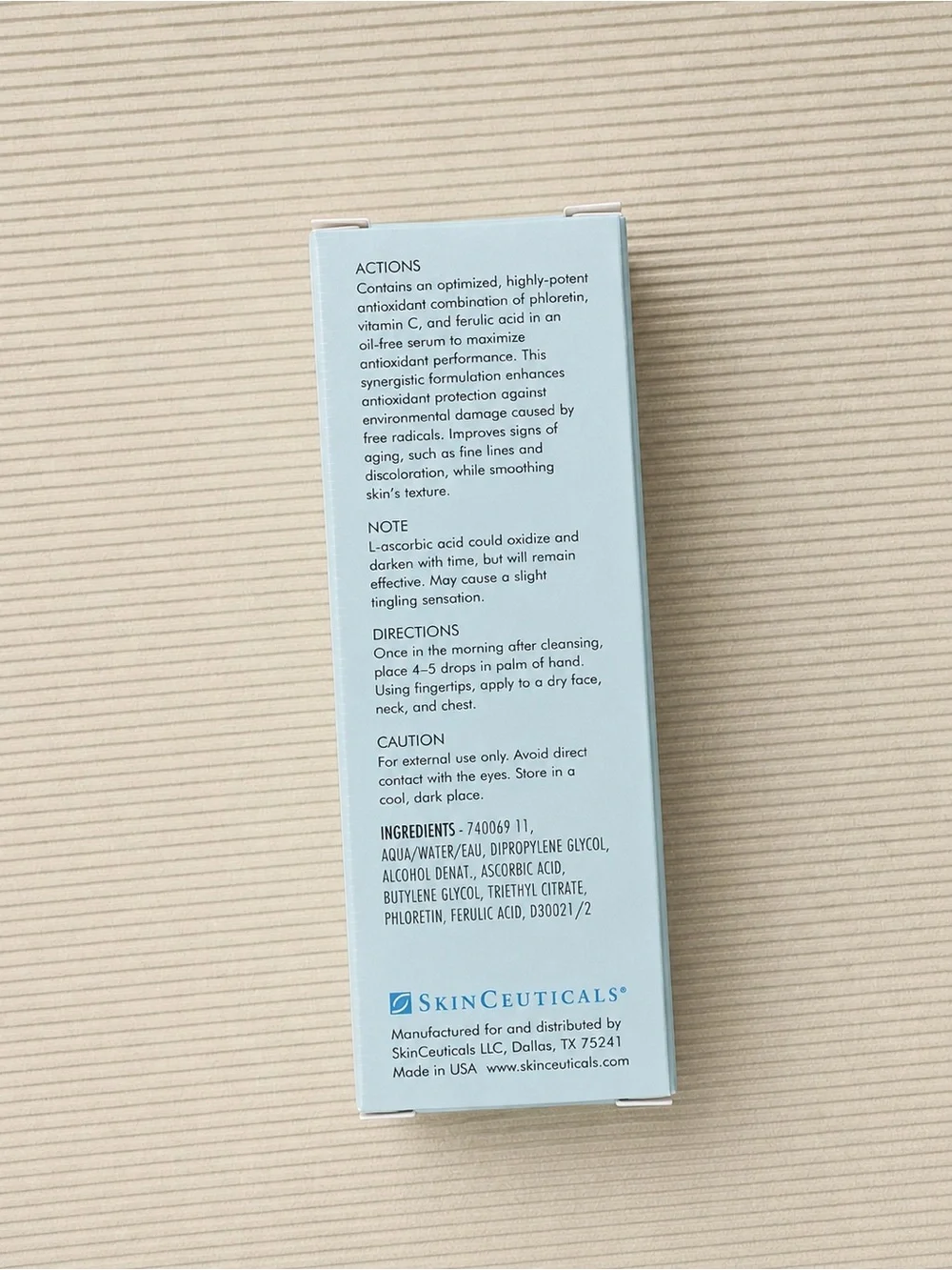 SkinCeuticals Phloretin CF Antioxidant Serum - Exp 2028/10